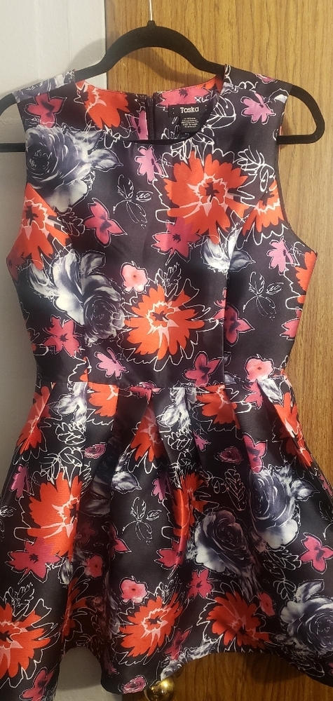 Floral Puff Dress